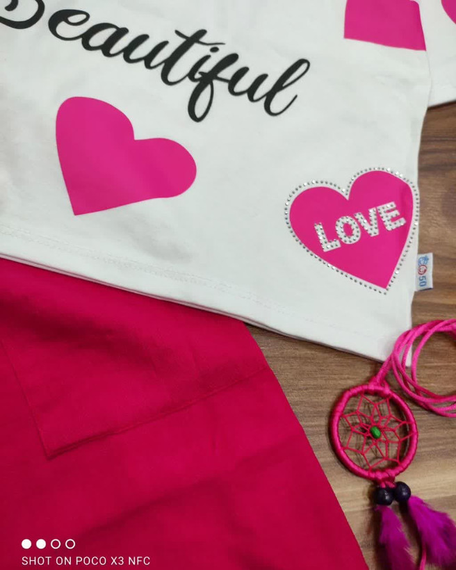 تیشرت شلوار قلبی LOVE